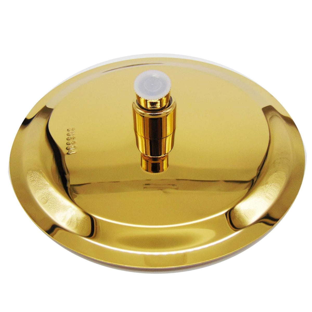 Soffione doccia rotondo 20 cm in acciaio inox oro eleganza e