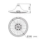 Soffione Doccia Led 3 Funzioni Sensore Infrarossi Design Elegante