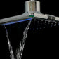 Soffione Doccia Quadrato Con Luce Led e Sensore Infrarossi