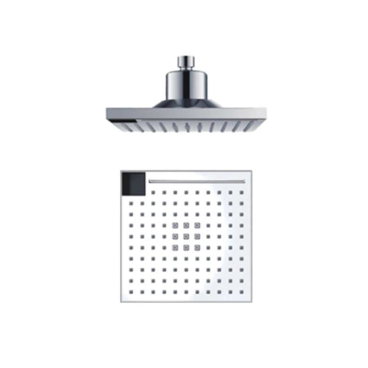 Soffione Doccia Led 5 Sined Design Elegante Materiali Resist