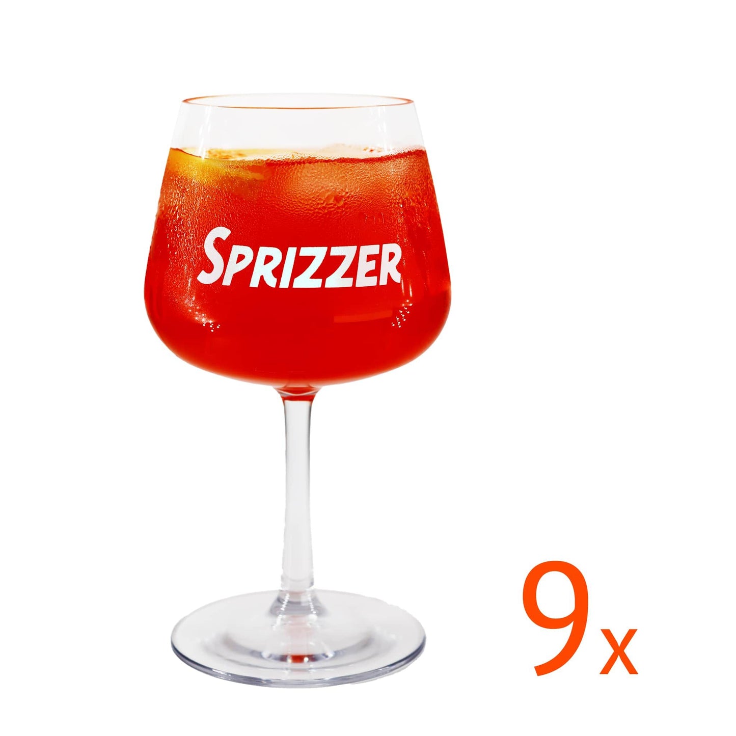 Set di 9 bicchieri Sprizzer in Tritan: eleganza e resistenza, acquista ora!