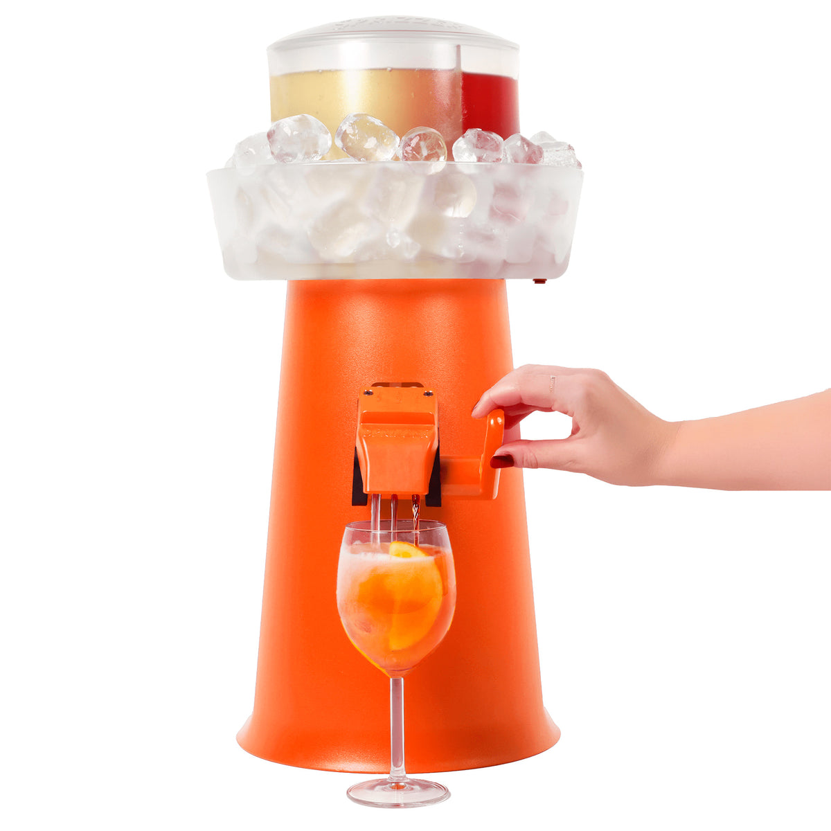 kit completo sprizzer arancio eleganza e qualita per aperiti