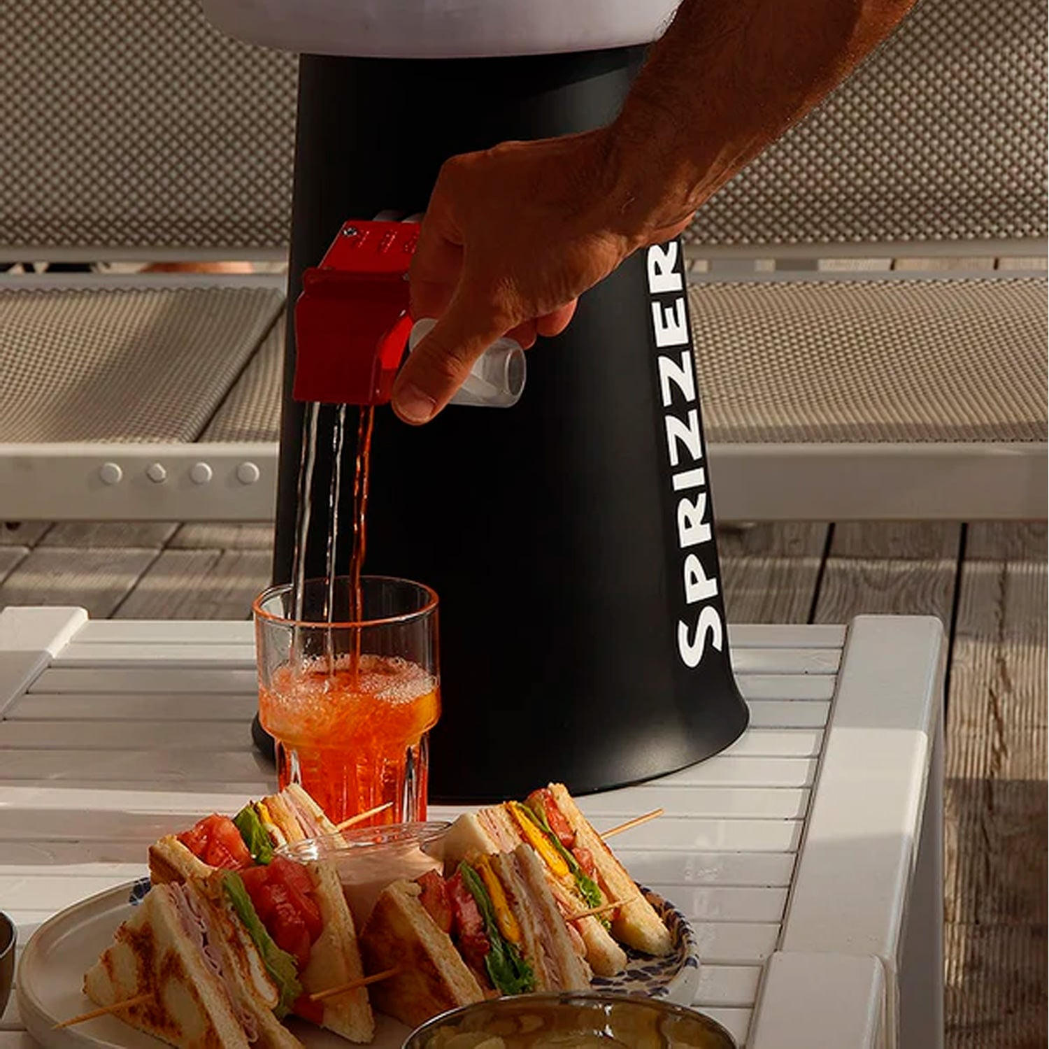Kit completo Sprizzer Nero eleganza e resistenza per aperitivi