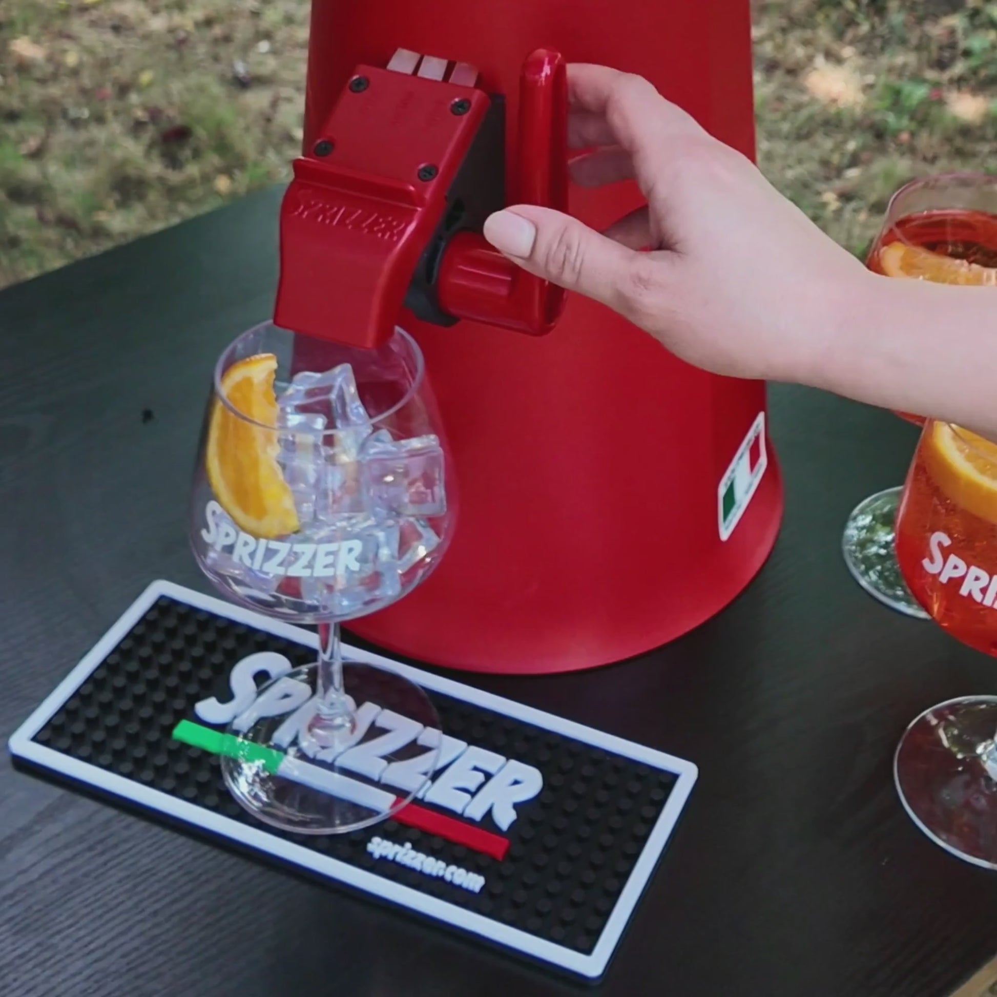 Kit Sprizzer Rosso con 6 bicchieri eleganti – qualita e design italiani acquista ora