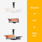 Staffe di Fissaggio per Riscaldatori Sined: Design Elegante e Resistente