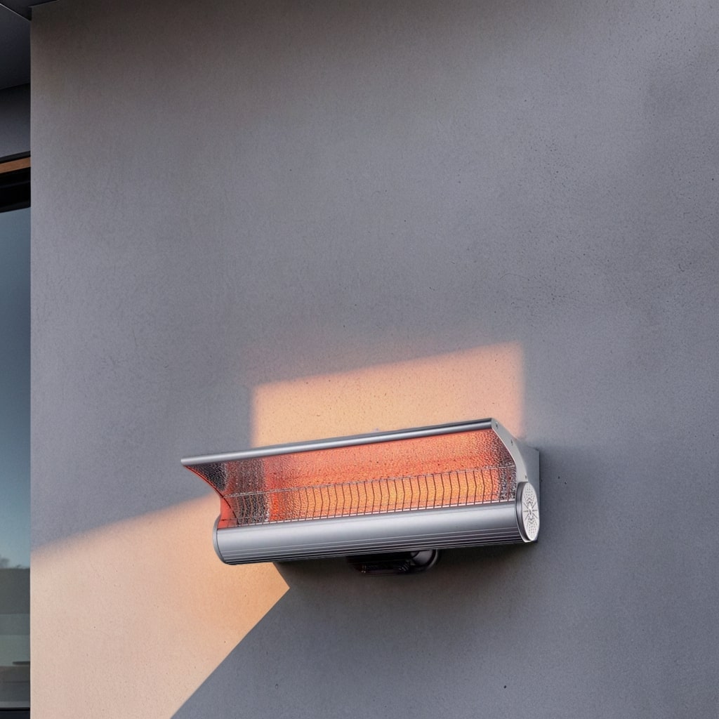 Riscaldatore Infrarossi Parete 2000W Elegante e Resistente