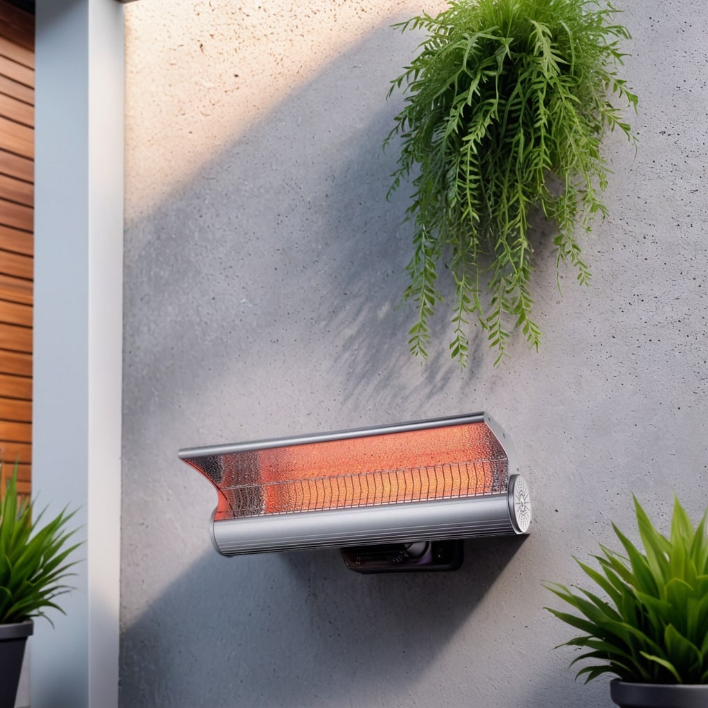 Riscaldatore Infrarossi Parete 2000W Elegante e Resistente