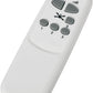 Ventilatore Soffitto Bianco con Luci e Telecomando