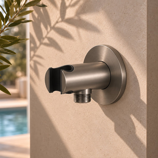 Supporto muro doccino Levante Inox eleganza e resistenza