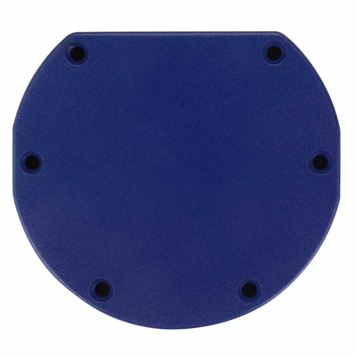 Tappo superiore doccia Dafne blu in alluminio: eleganza e durata