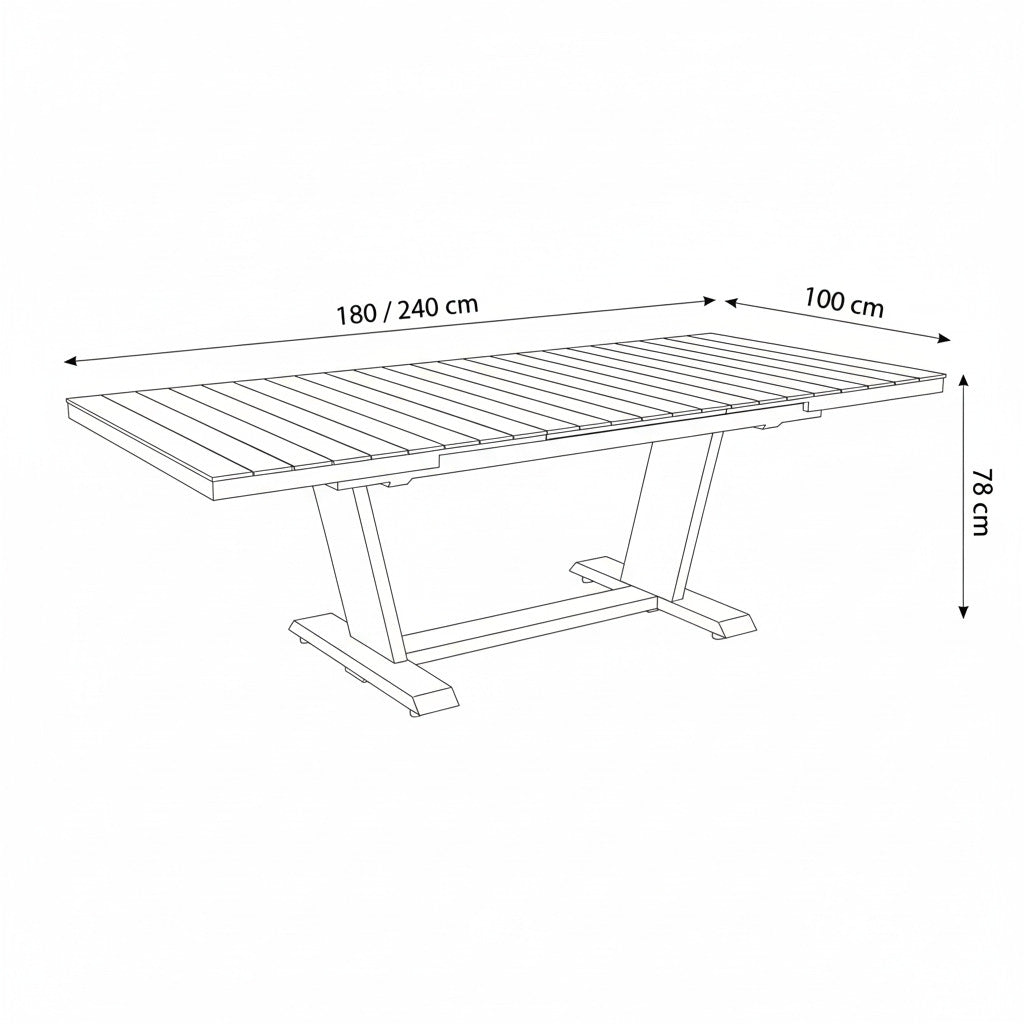 Tavolo da giardino allungabile in teak eleganza e praticita