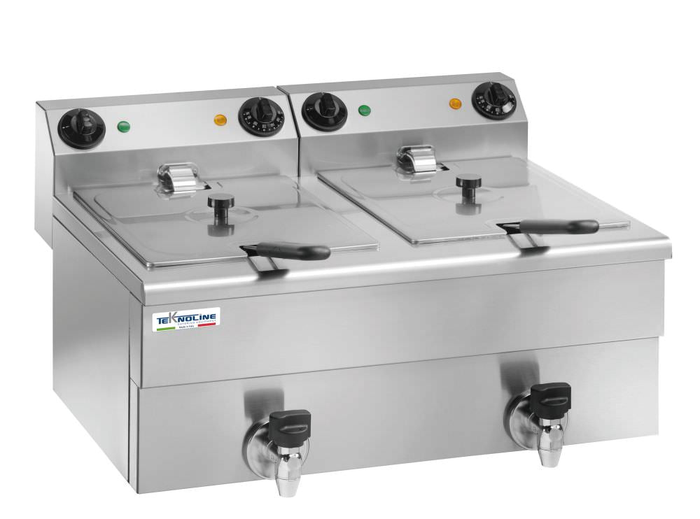 Friggitrice Professionale Teknoline FR1010S: Eleganza e Durabilità per la Tua Cucina
