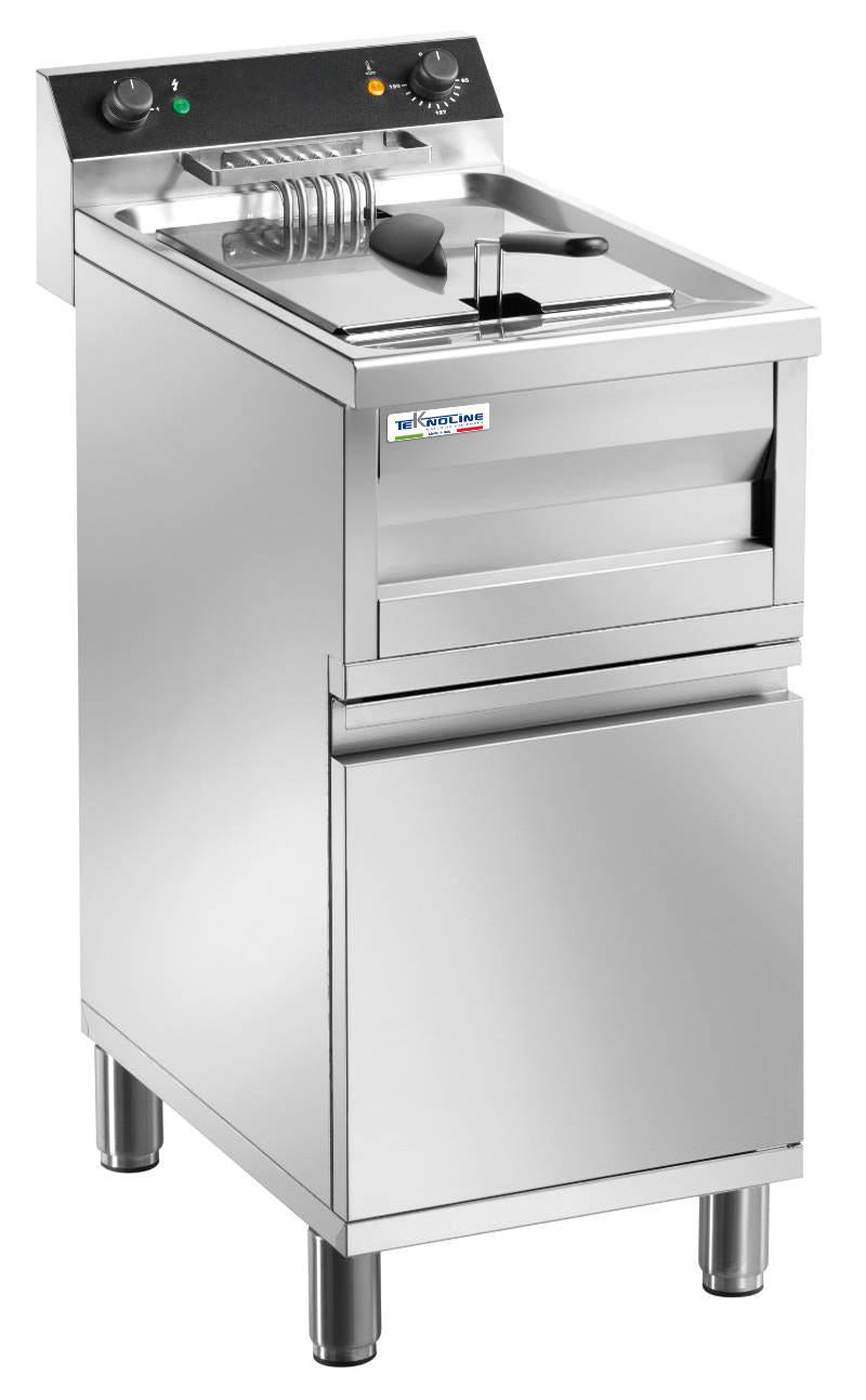 Friggitrice Professionale 12L 9000W Su Mobile, Design Elegante