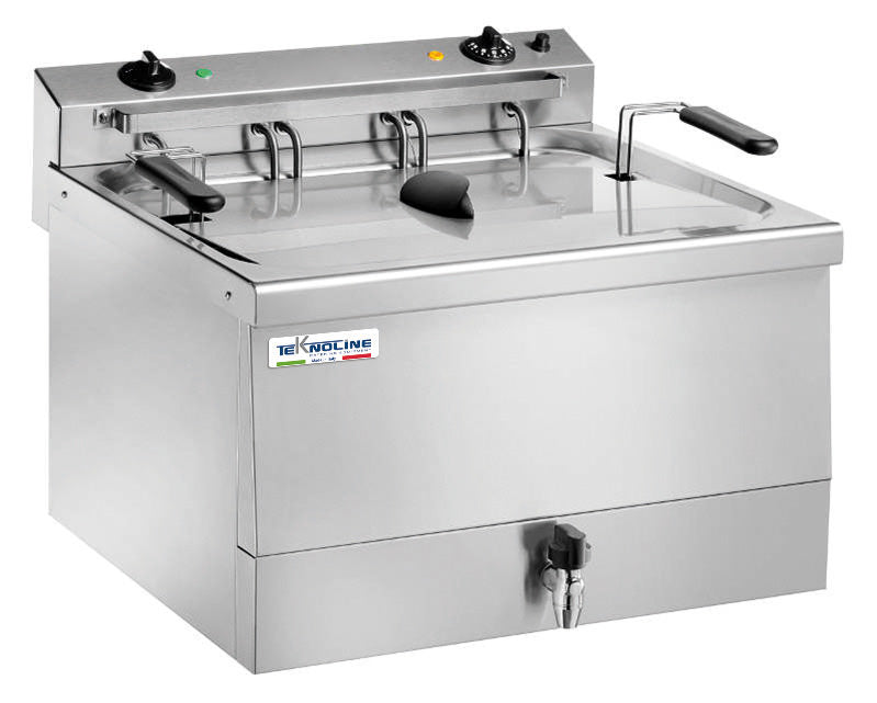 Friggitrice elettrica 18 litri in acciaio inox, design elegante e resistente. Acquista ora per un investimento sicuro, consegna veloce e garanzia post-vendita.