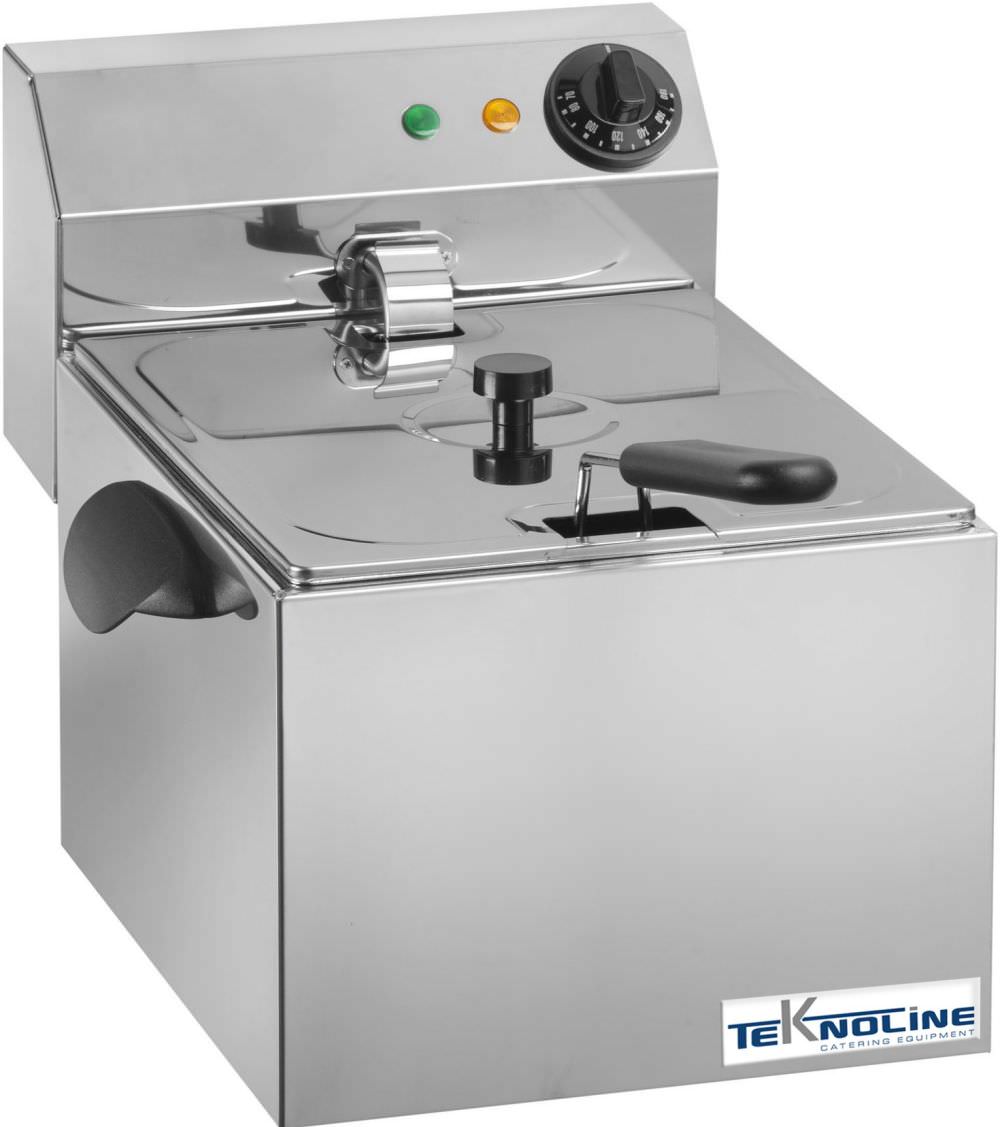Friggitrice elettrica 8 litri Teknoline FR8: qualità e design italiani, acquista ora!