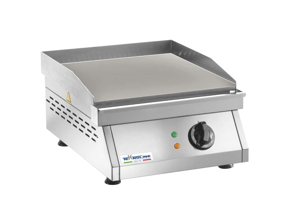 Fry top elettrico 3000w liscio, design elegante e qualità garantita