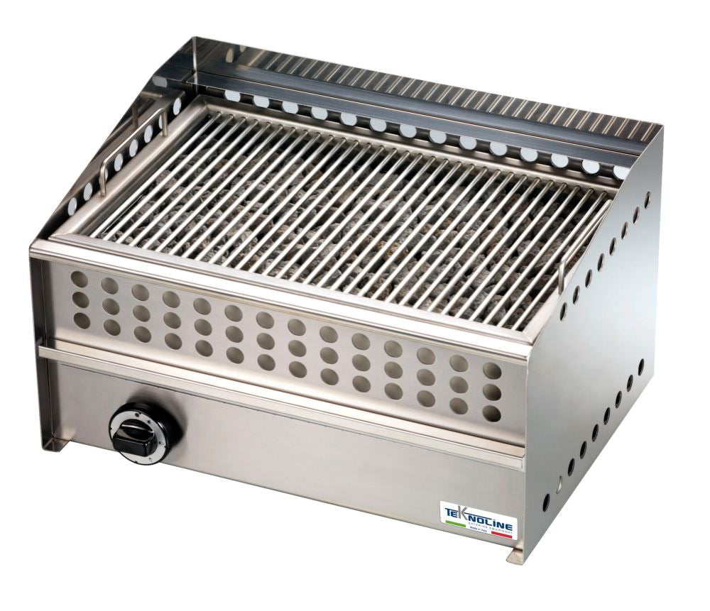 Griglia a Pietra Lavica Professionale Teknoline GPL100: Eleganza e Durabilità per la Tua Cucina