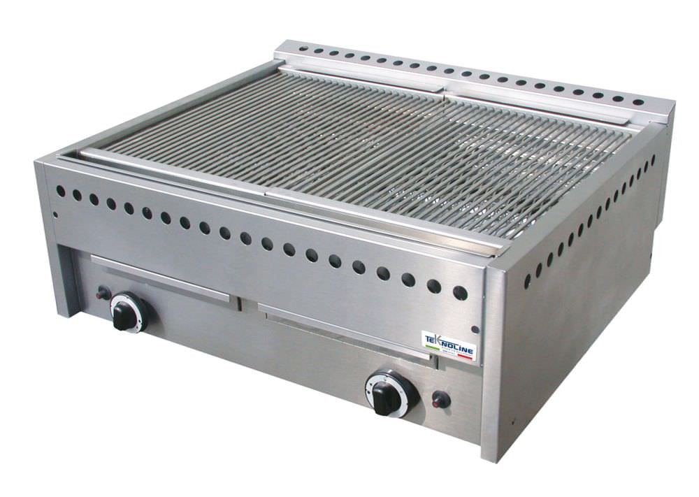 Griglia a gas 18000W a pietra lavica Teknoline GPL180: eleganza e durata
