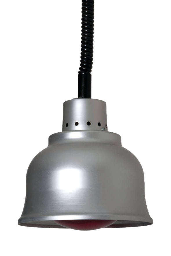 Lampada riscaldante in alluminio satinato Teknoline LAL-225: eleganza e funzionalità per mantenere i tuoi alimenti caldi. Con cavo spiralato regolabile da 70 a 180 cm e lampada rossa da 250W inclusa, è ideale per ambienti privati e professionali. Acquist