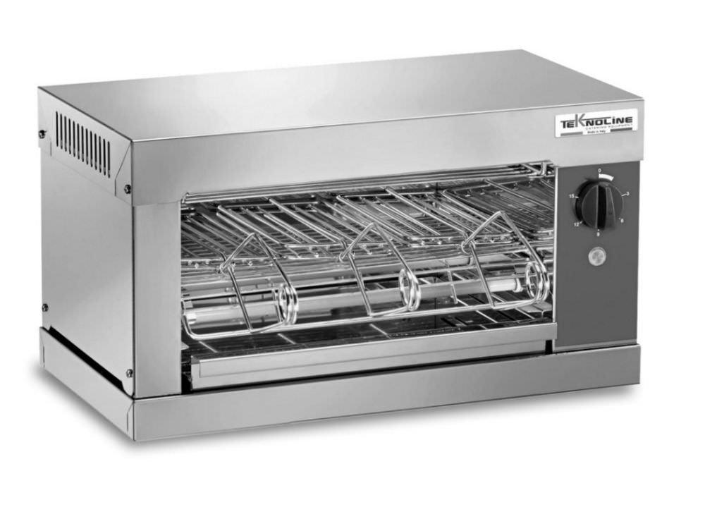 Tostiera elettrica 3 pinze Teknoline TO3: qualità e design italiano per la tua cucina