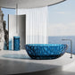 Vasca Sined Zefiro azul: elegancia y confort para tu baño