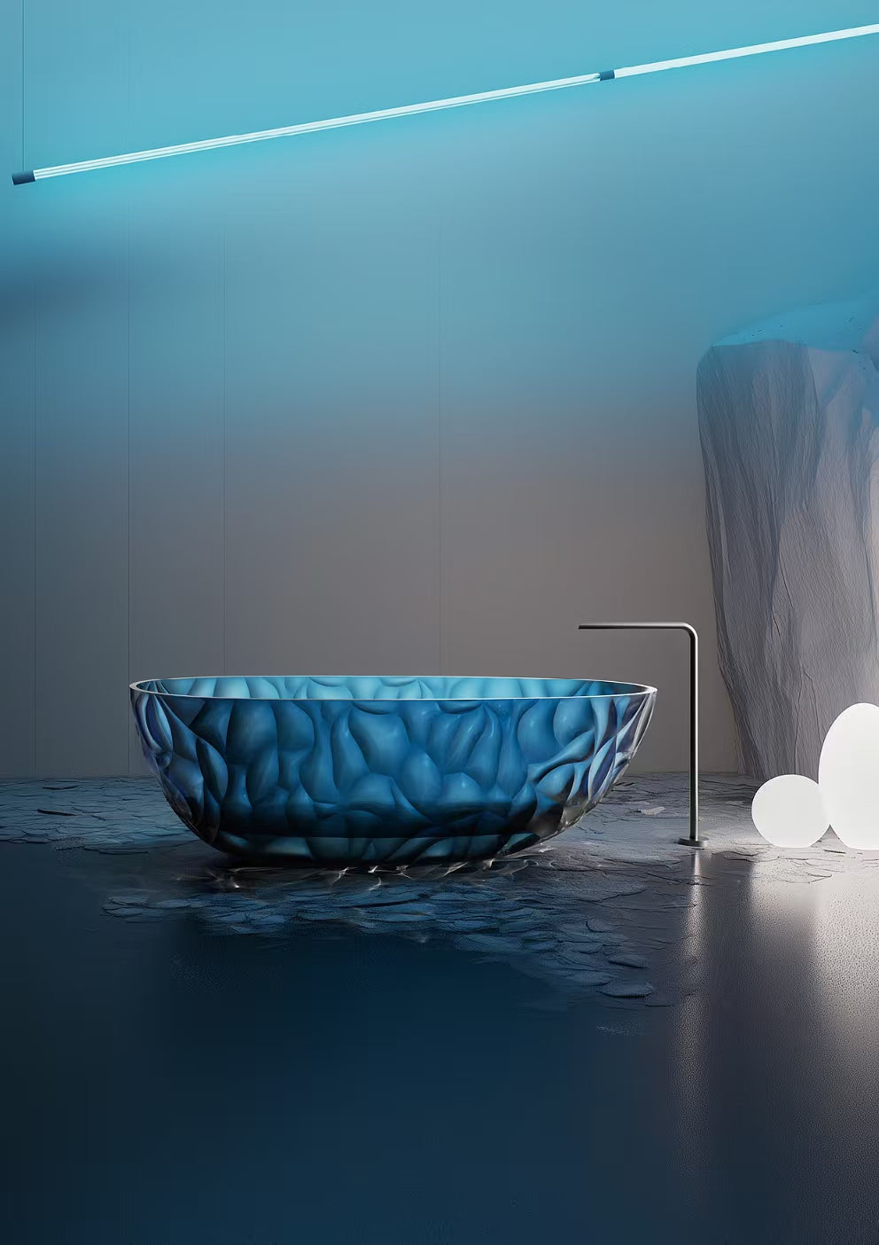 Vasca Sined Zefiro Blu: eleganza e comfort per il tuo bagno