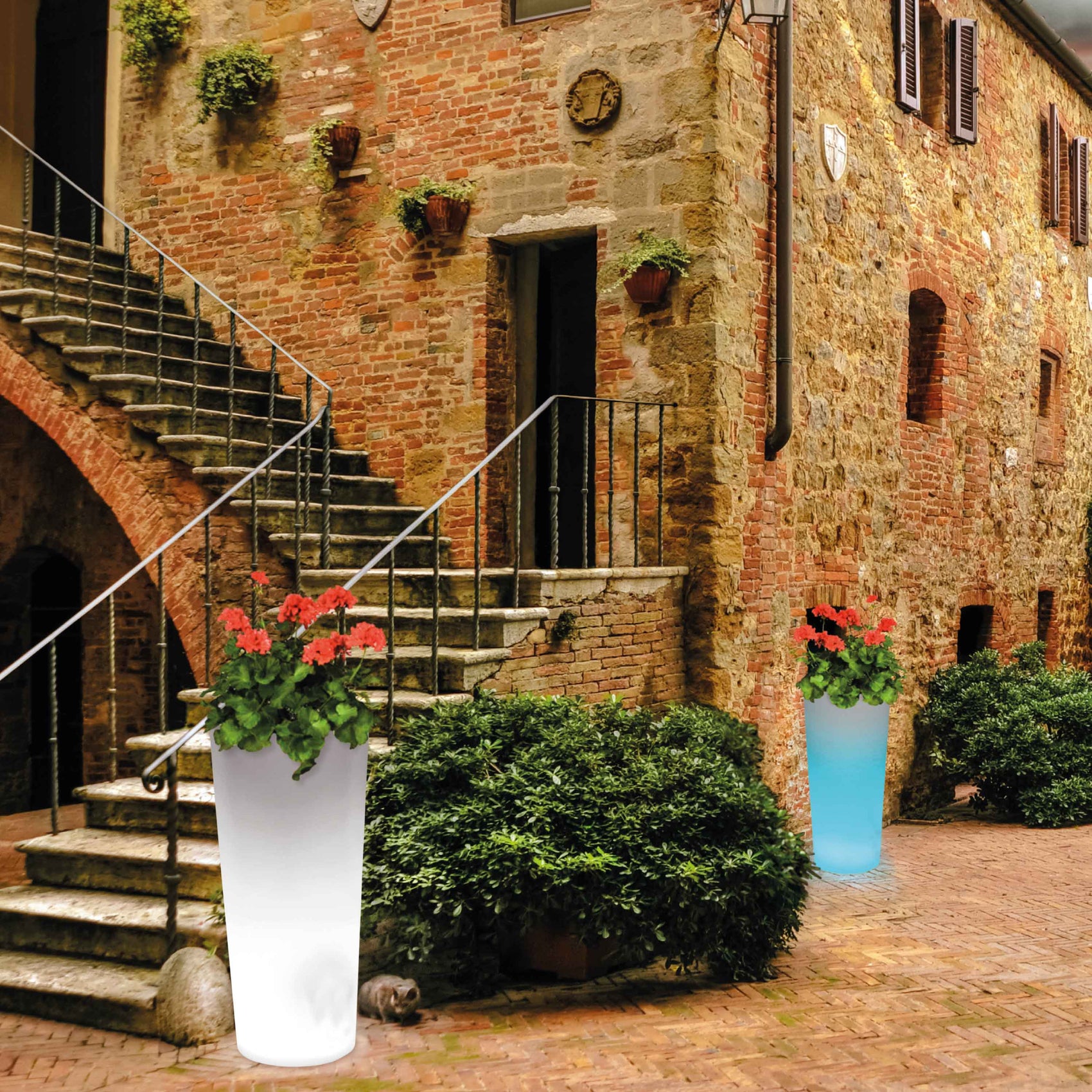 Vaso Luminoso Tondo 102 cm: Eleganza e Resistenza per il Tuo Spazio